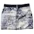 Roseanna snake print mini skirt Black White Grey Python print Silk Cotton Polyester Viscose  ref.649118