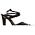 Yves Saint Laurent YSL Betis Calf platform sandals Dark brown Leather  ref.649128