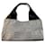 Burberry grand sac à main vintage en toile et cuir Tissu Noir Kaki Taupe  ref.649151