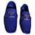 Louis Vuitton Mocassini Slip on Blu Pelle  ref.649231