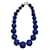 Autre Marque Necklaces Blue Yellow gold  ref.649263