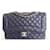 Timeless GM CLASSIC CHANEL BAG Navy blue Leather  ref.649424