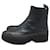 Hermès botas Negro Cuero  ref.649539