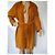 Autre Marque Caramel Deerskin Coat - view 2