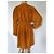 Autre Marque Caramel Deerskin Coat - view 3