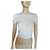 t-shirt vintage chanel 1995 Bianco Lana  ref.649950