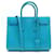 Jour SAINT LAURENT BAG LARGE DAY BAG GRAINED LEATHER BANDOULIERE HAND BAG PURSE Turquoise  ref.650075