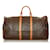 Louis Vuitton Keepall Monogram Brown 55 Toile Tissu Marron  ref.650528