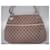 Gucci Brown GG Canvas Eclipse Tote Bag White Beige Leather Cloth Pony-style calfskin Cloth  ref.650540