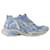 Balenciaga Sneakers Runner in Mesh Blu  ref.650743