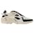 Raf Simons Cylon-21 Sneakers in Pelle Avorio e Nera Multicolore  ref.650757