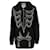 Moschino Vestido suéter con cremallera y aros de cadena Negro  ref.650798