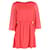 Alice + Olivia Kleid mit Engelsärmeln aus pfirsichfarbener Seide Pink Angeln  ref.650809
