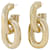 XL-Link-Creolen-Ohrring – Paco Rabanne – Gold – Metall Golden Metallisch  ref.650819