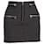 Isabel Marant Mini-jupe zippée à carreaux en laine noire  ref.650823