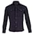Brunello Cucinelli Button Front Long Sleeve T-shirt in Navy Blue Corduroy  Cotton  ref.650860