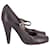 Zapatos Mary Jane con adornos de cadena Mulberry Negro Cuero  ref.650868