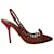 Dolce & Gabbana Braided Slingback Heels in Orange Leather  ref.650893