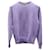 Jersey de cuello redondo en lana violeta de Michael Kors Púrpura  ref.650992