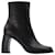 Ann Demeulemeester Botines Lisa en Piel Negra Negro Cuero  ref.651040