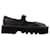 JW Anderson Paraurti Chunky Mary Janes in pelle nera Nero  ref.651059