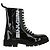 Moschino Stivali da combattimento in vernice
