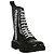 Moschino Stivali da combattimento in vernice - vista 2