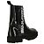Moschino Stivali da combattimento in vernice - vista 3