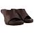 Jacquemus Nuvola Pantoletten aus braunem Leder - Ansicht 2
