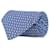 Salvatore Ferragamo Cravate en soie à imprimé moineau Bleu  ref.651150