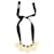 Marni 5-Piece Hexagon Halskette aus cremefarbenem Harz Weiß Roh Acryl  ref.651187