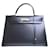 Hermès hermes kelly Black Leather  ref.651346