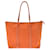 Hermès Garden Reißverschluss Orange Leinwand  ref.651533