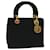 Christian Dior Canage Lady Dior Hand Bag Nylon Black Auth yk4966  ref.651647