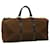 Christian Dior Trotter Canvas Boston Bag Brown Auth th2926  ref.651712