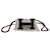Modelo de hebilla de cinturón Hermès 5382 metal chapado en PVD negro  ref.651815
