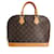 Louis Vuitton Alma PM Brown Cloth  ref.652008
