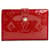 Monedero francés Louis Vuitton Roja Cuero Charol  ref.652015