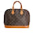 Louis Vuitton Alma PM Brown Cloth  ref.652021