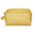 Pochette en nylon Chanel New Travel Line jaune Tissu  ref.652102