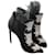 Saint Laurent Ankle Boots Black Python  ref.652401