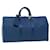 Louis Vuitton Keepall 50 Azul Cuero  ref.652493