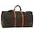 Louis Vuitton Keepall 60 Brown Cloth  ref.652593