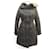Moncler Coats, Outerwear Khaki Nylon Racoon  ref.652611