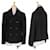 tricot COMME des GARCONS Peacoat in maglia shaggy Nero Lana Nylon Mohair  ref.652776
