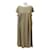 Hermès Dresses Taupe Silk  ref.652785