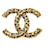 Chanel PANTHER XXL Dourado Metal  ref.652852
