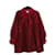 Fendi BURGUNDY CLOQUE EN38 Dark red Wool  ref.652864