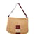 Fendi "Mamma bucket" Ladies' semi-shoulder bag Brown Red Leather  ref.652879
