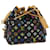 Bolsa de ombro LOUIS VUITTON monograma multicolorida Petit Noe preta M42230 BS2092NO Preto  ref.652908